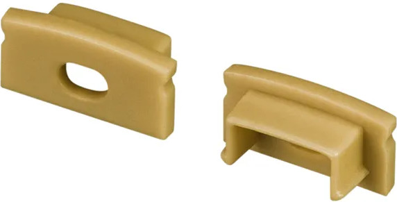 Изображение товара Заглушка для профиля Arlight LINE-1708 GOLD с отверстием / 039993