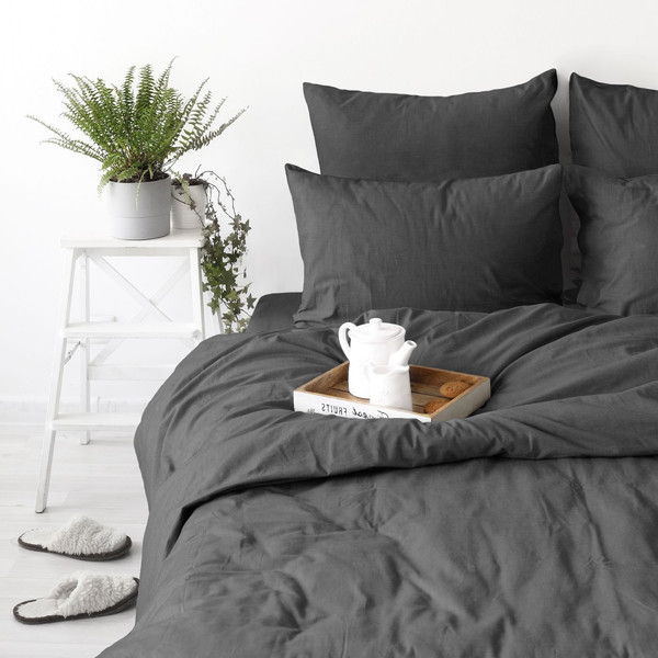 Изображение товара Простыня Verossa 220x240 / 780686 (сатин, Graphite)