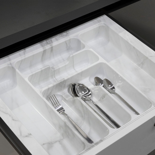 Изображение товара Органайзер для столовых приборов AKS 600 TR-05 / 117 565 (бело-серый мрамор)