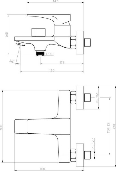 Изображение товара Смеситель AV Engineering AVDAR3-51003