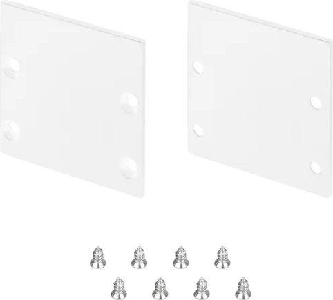 Изображение товара Заглушка для профиля Arlight LINE-S-3535 WHITE глухая / 041883