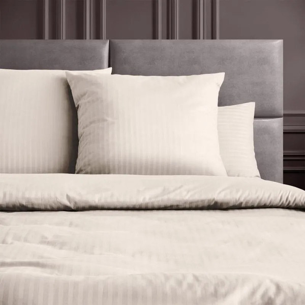 Изображение товара Комплект постельного белья Verossa Stripe Семейный / 925710 (50x70, 2 шт, 70x70, 2 шт, Antique White )