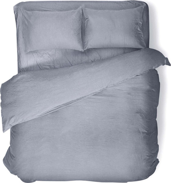 Изображение товара Простыня Verossa Melange на резинке 200x200x30 / 927223 (Indigo)