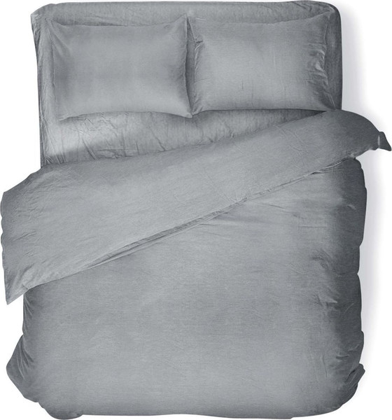 Изображение товара Простыня Verossa Melange на резинке 180x200x30 / 927219 (Silver)