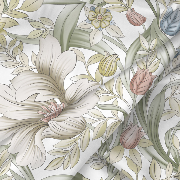 Изображение товара Комплект постельного белья Verossa Сатин 2.0сп / 929257 (70x70, Blossom)