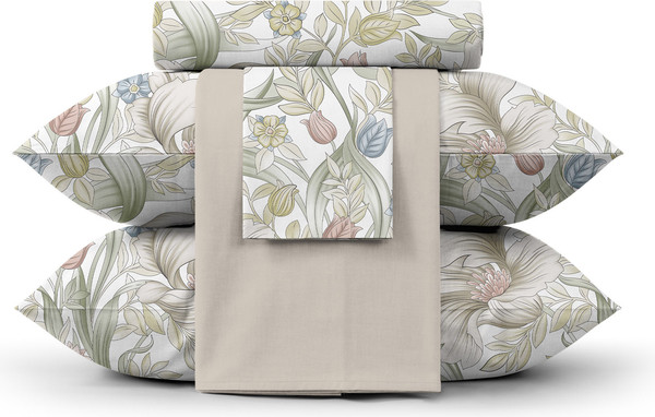 Изображение товара Комплект постельного белья Verossa Сатин 2.0сп / 929258 (50x70, Blossom)