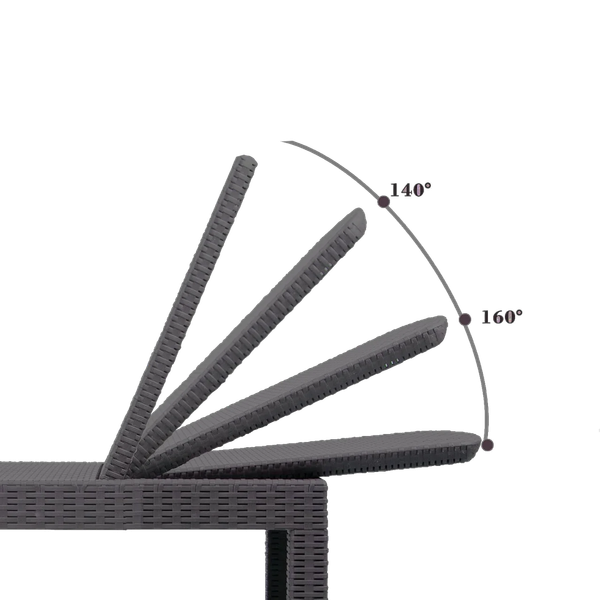 Изображение товара Шезлонг Springhouse Sunny SL01BL (графит)