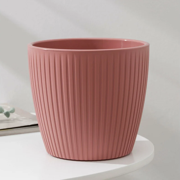 Изображение товара Кашпо VipSet ЭВИ с дренажной системой (4.5л, пудра)