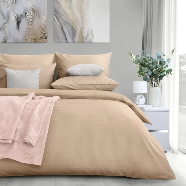 Изображение товара Пододеяльник Verossa Stripe 148x215 на молнии / 929805 (Bronze)