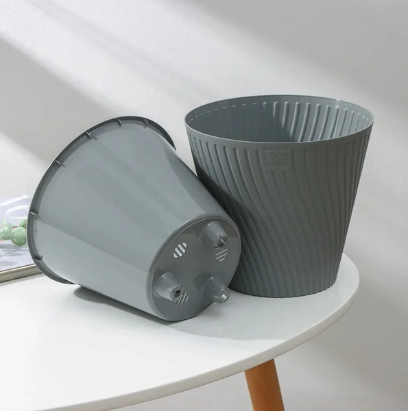 Изображение товара Кашпо VipSet Луи с дренажной системой (2.7л, серый)