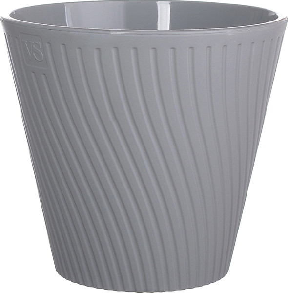 Изображение товара Кашпо VipSet Луи с дренажной системой (2.7л, серый)