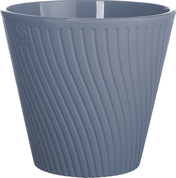 Изображение товара Кашпо VipSet Луи с дренажной системой (2.7л, антрацит)