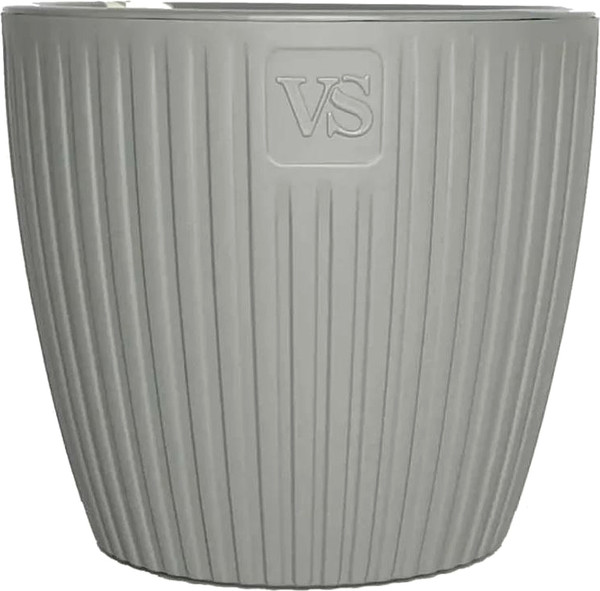 Изображение товара Кашпо VipSet ЭВИ с дренажной системой (4.5л, серый)