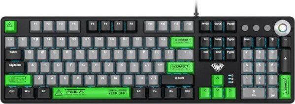 Изображение товара Клавиатура Aula F2088 Pro (черный/серый)