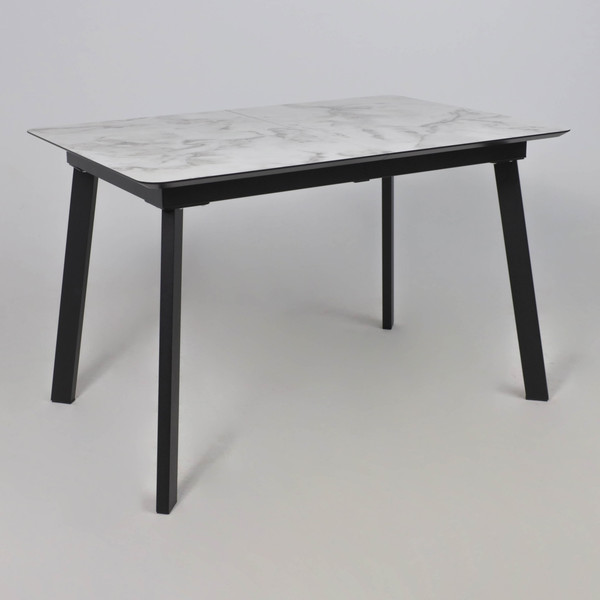 Изображение товара Обеденный стол LEPREMO AV 1209 HPL+МДФ раздвижной 1200-1600x800 (виктори натуральный/черный)