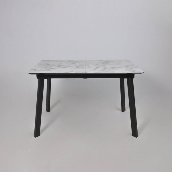 Изображение товара Обеденный стол LEPREMO AV 1209 HPL+МДФ раздвижной 1200-1600x800 (виктори натуральный/черный)