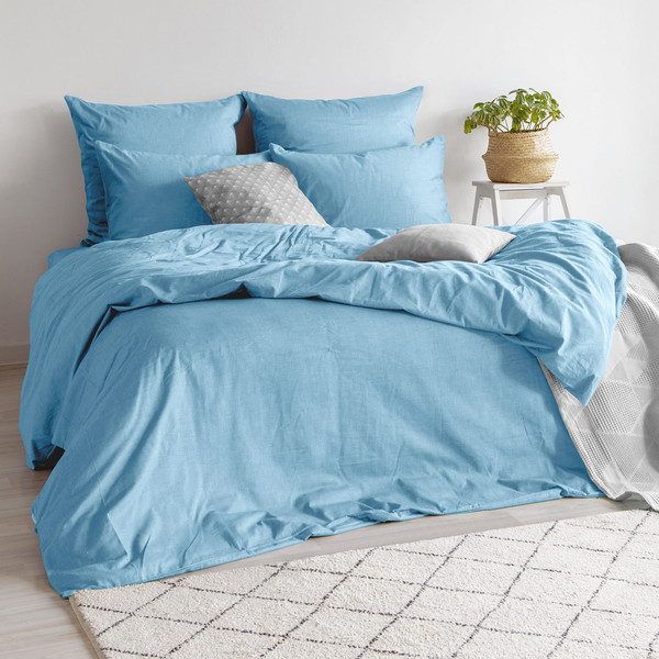 Изображение товара Комплект постельного белья Verossa Melange 2.0СП / 930902 (70x70, Aqua)