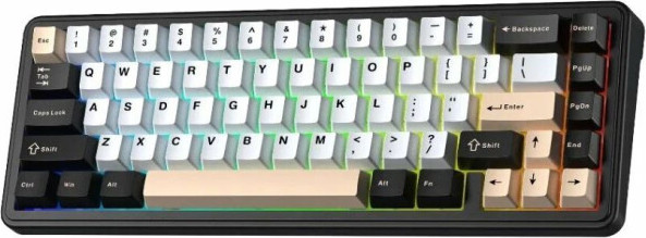 Изображение товара Клавиатура Aula F65 (белый/черный/розовый)