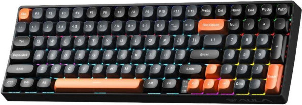 Изображение товара Клавиатура Aula S100 (черный/серый/оранжевый)