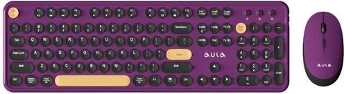 Изображение товара Комплект клавиатура и мышь Aula AC306 (фиолетовый/черный)