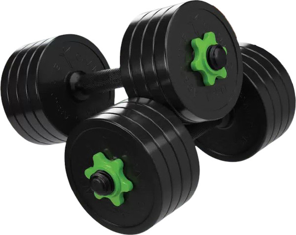 Изображение товара Набор гантелей Absolute Champion АЧ 11899 (салатовый, 20кг)