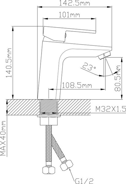 Изображение товара Смеситель Econoce EC0811BL