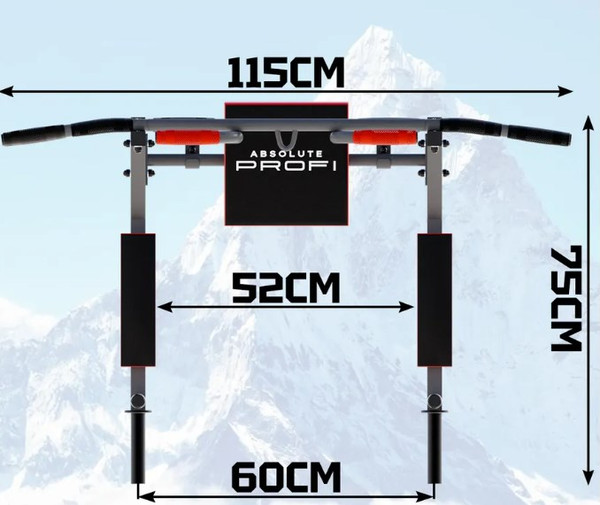 Изображение товара Турник-брусья Absolute Champion Центрл Спорт Вб 3в1 Люкс / АЧ13801 (графит)