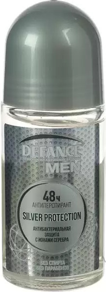 Изображение товара Дезодорант шариковый Defance Silver protection мужской (50мл)
