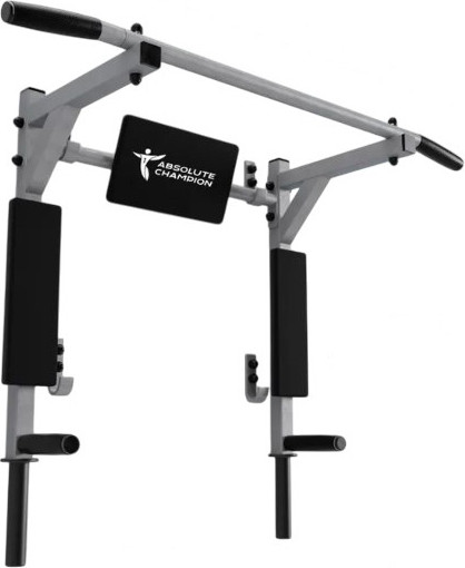 Изображение товара Турник-брусья Absolute Champion Атлант / АЧ14028 (серый/черными ручками)