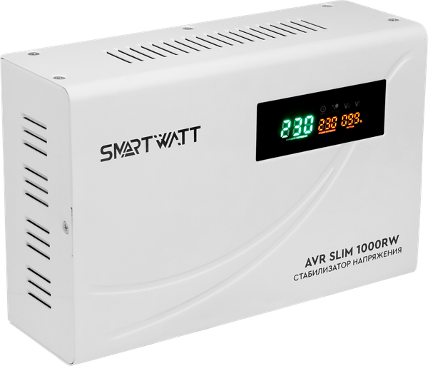 Изображение товара Стабилизатор напряжения SmartWatt AVR SLIM 1000RW