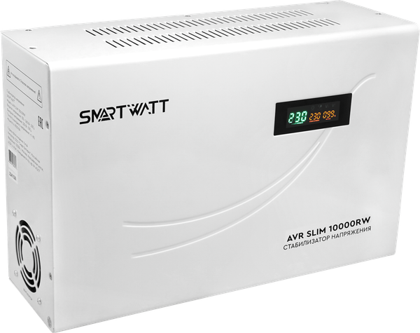Изображение товара Стабилизатор напряжения SmartWatt AVR SLIM 10000RW