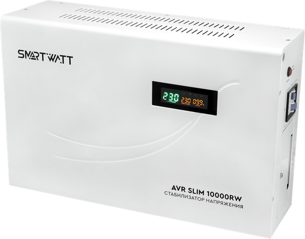 Изображение товара Стабилизатор напряжения SmartWatt AVR SLIM 10000RW
