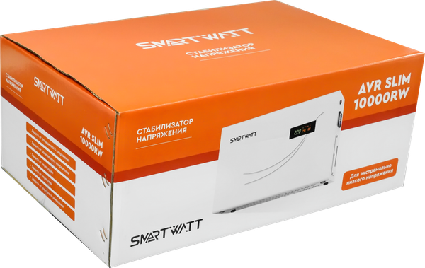 Изображение товара Стабилизатор напряжения SmartWatt AVR SLIM 10000RW