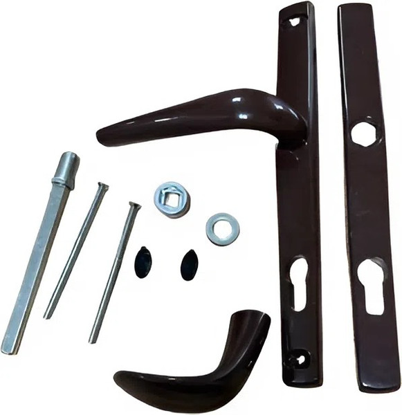 Изображение товара Ручка дверная No Brand FZ8-108 61.1313 ухват (8017) (коричневый)