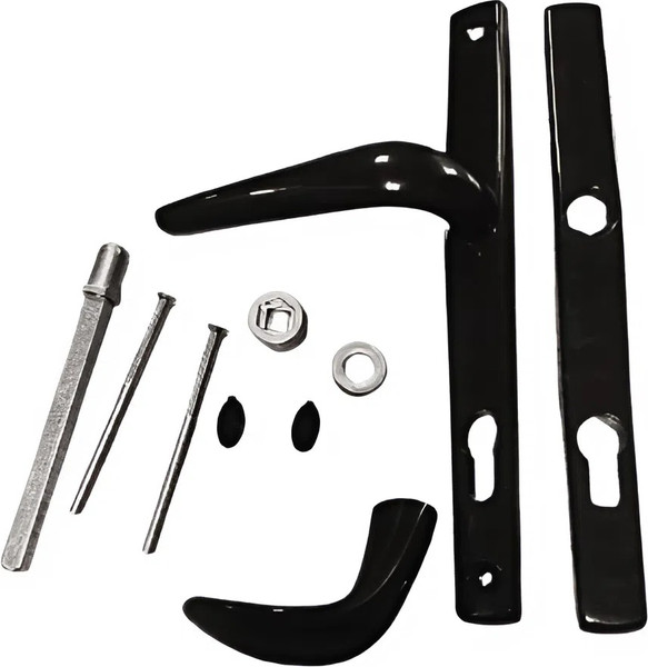 Изображение товара Ручка дверная No Brand FZ8-108 61.1313 ухват (9005) (черный)