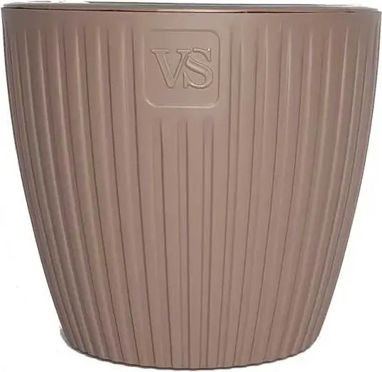 Изображение товара Кашпо VipSet ЭВИ с дренажной системой (4.5л, инжир)