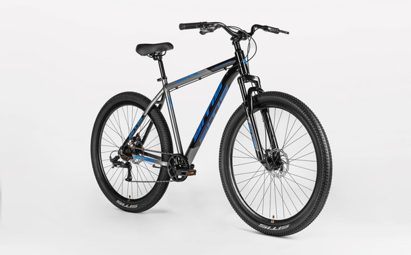Изображение товара Велосипед Sitis Crosser 7SP 29 2025 (21, Black/Grey/Blue)