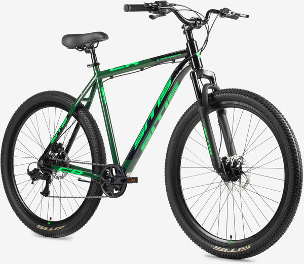 Изображение товара Велосипед Sitis Crosser 7SP HD 29 2025 (21, Black/Green)