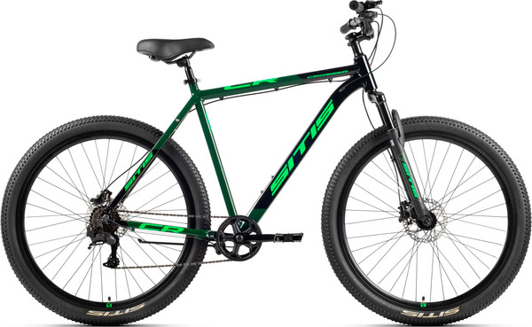 Изображение товара Велосипед Sitis Crosser 7SP HD 29 2025 (21, Black/Green)