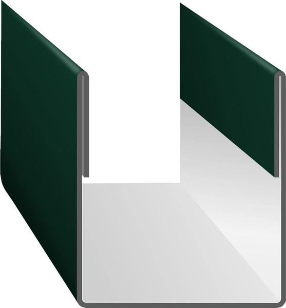 Изображение товара Планка торцевая Скайпрофиль на ПС20/Эконом Плюс-Пэ-RAL6005