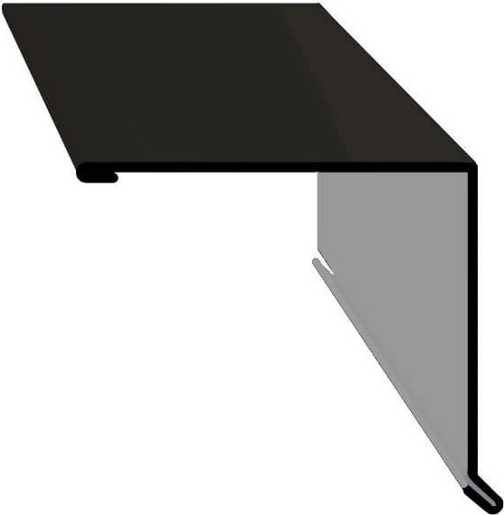 Изображение товара Планка торцевая Скайпрофиль 95 0.5-Пэ Rooftop Matte (СтБархат)-RAL9005 (2м)