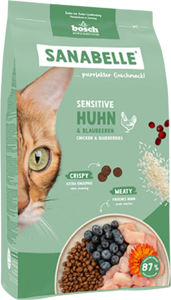 Изображение товара Сухой корм для кошек Bosch Petfood Sanabelle Sensitive With Poultry (8кг)