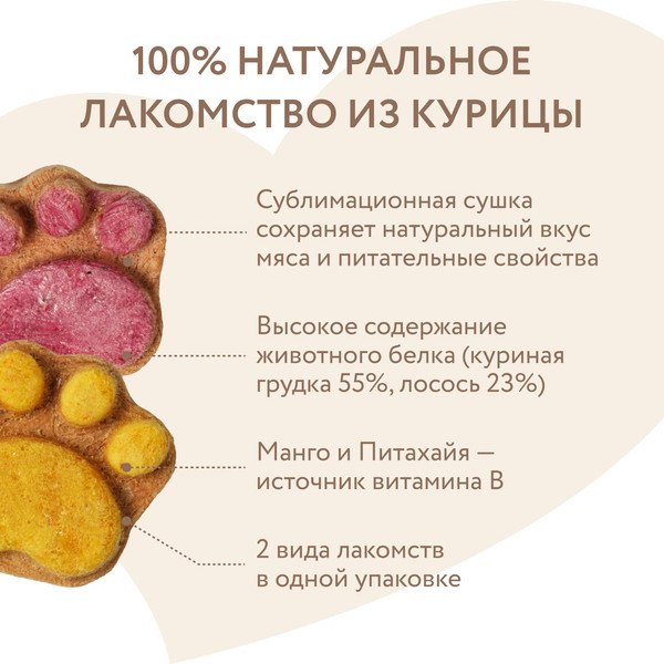Изображение товара Лакомство для собак Мнямс И щенков с 4 месяцев Фросты с лососем / 7178131 (24шт)