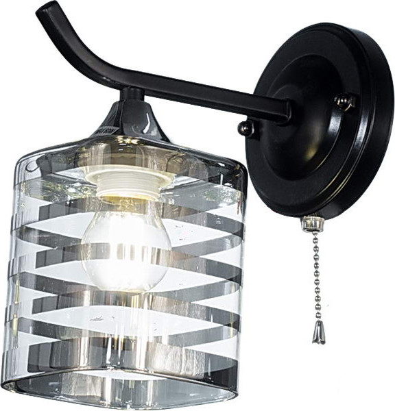 Изображение товара Бра Aitin-Pro НББ 03-60-101 / 5023/1W (черный/хром)