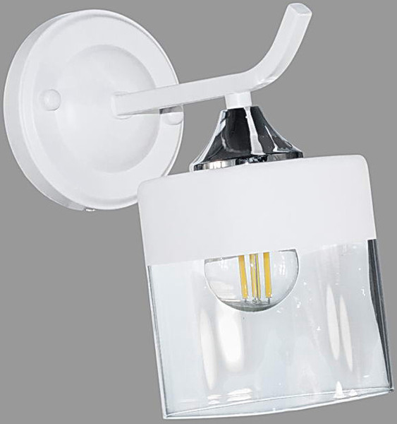 Изображение товара Бра Aitin-Pro НББ 03-60-101 / 5024/1W (белый/хром)