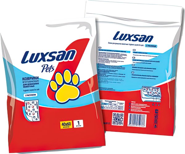 Изображение товара Одноразовая пеленка для животных Luxsan Premium LSN750786 (40x60)