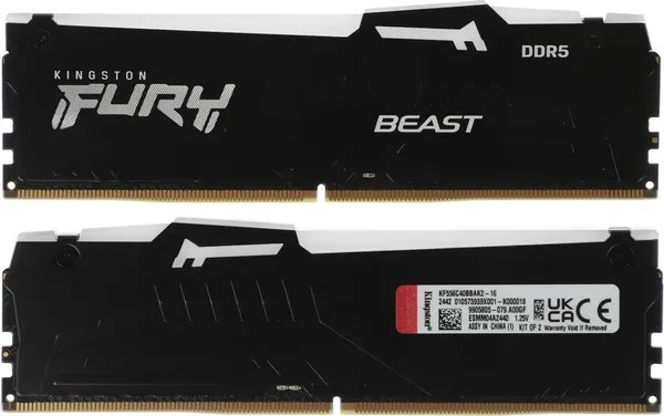 Изображение товара Оперативная память DDR5 Kingston KF556C40BBAK2-16