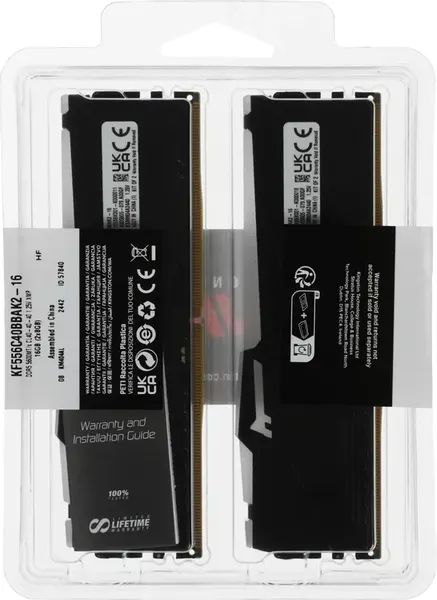 Изображение товара Оперативная память DDR5 Kingston KF556C40BBAK2-16