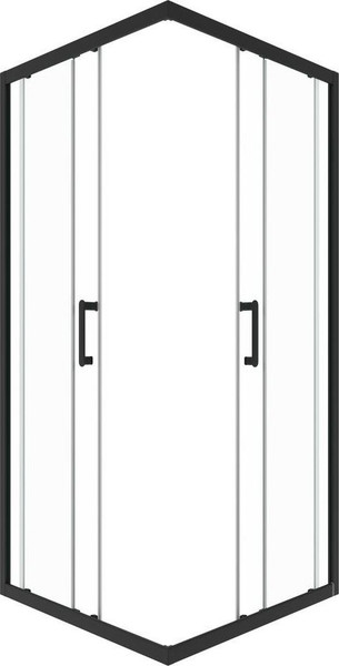 Изображение товара Душевой уголок Triton Фикс-Блэк 90x90