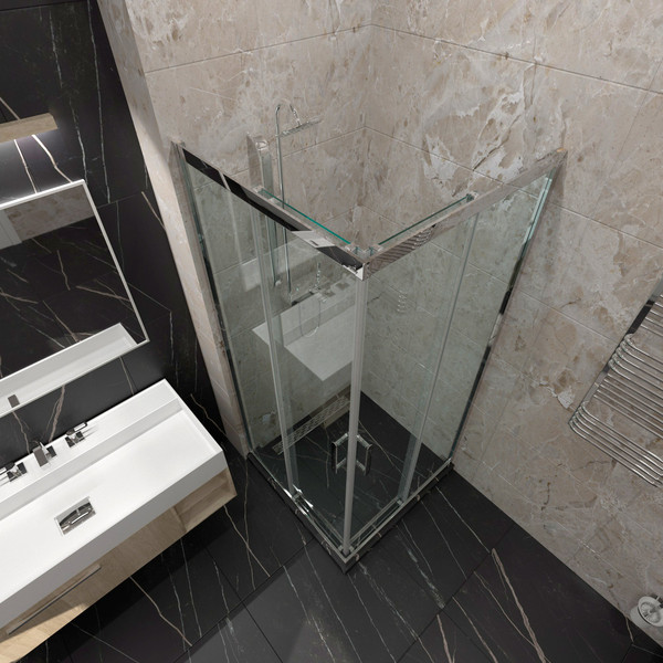 Изображение товара Душевой уголок Triton Фикс-Хром 90x90